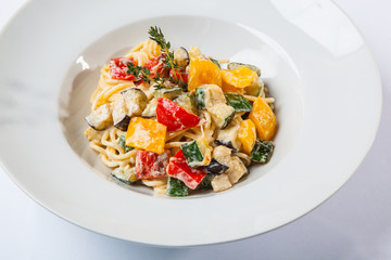 Italian Pasta with vegetables