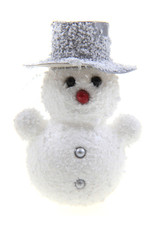 snowman decoration isolated