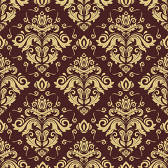 Fototapeta premium Seamless Wallpaper in the Style of Baroque
