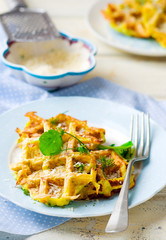 marrow wafers with parmesan