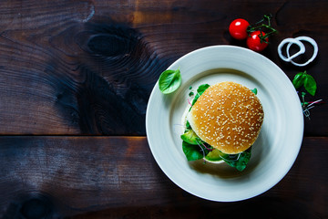 Sandwich over old wood