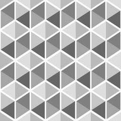 Decorative checkered pattern. Vector Black & White seamless pattern.