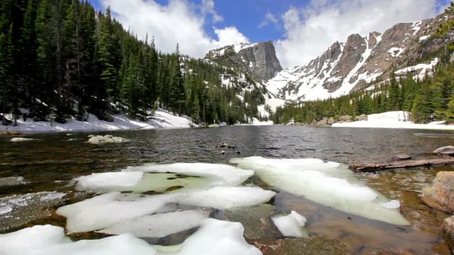 Dream Lake at the Rocky Mountain National Park, Colorado, USA
