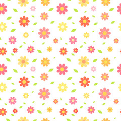 Flowers seamless pattern