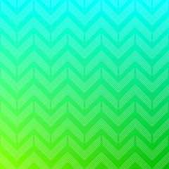 striped chevron pattern on green color gradient background. pattern can be tilled seamlessly.