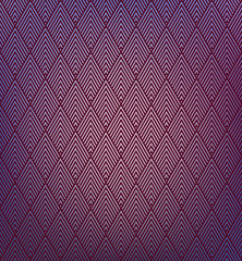 vector pattern of striped rhombuses on color gradient background. pattern can be tilled seamlessly.