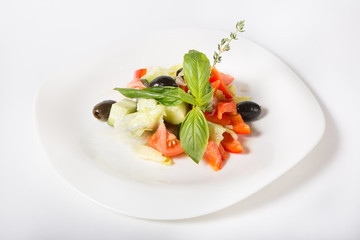 Fresh vegetables salad