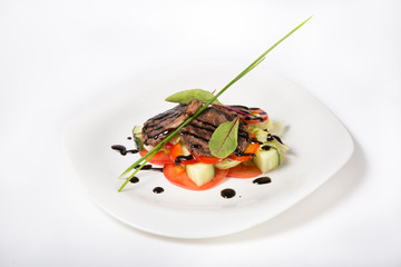 Grilled beef salad