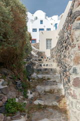Fira. Traditional architecture of Santorini.