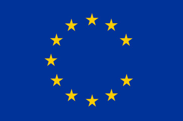 Flag of Europe, European Union (EU), one star missing