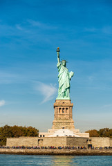 Fototapeta na wymiar Magnificence of Statue of Liberty - New York City - USA