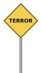 Terror Warning Sign