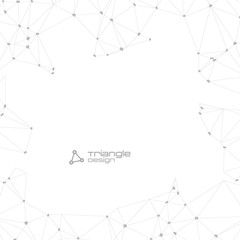 Abstract Polygonal Geometric Background with copyspace. Vector Lowpoly Illustration