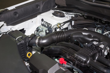 Details of a new car engine