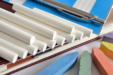 Fototapeta premium school supplies