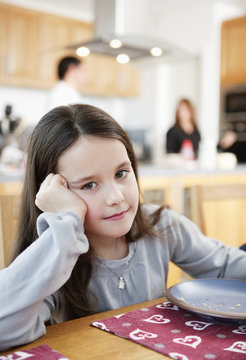 Girl in kitchen