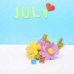 The month of July