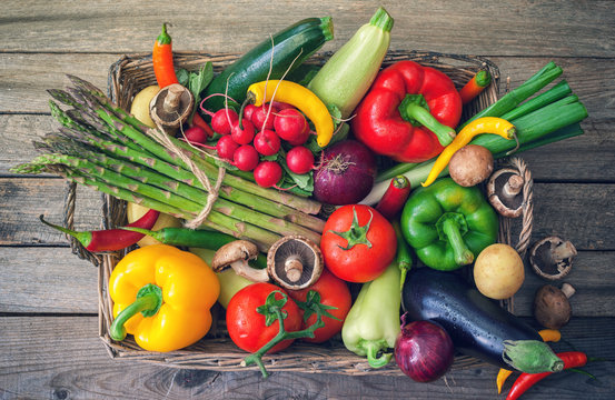 Fototapeta Healthy Organic Vegetables