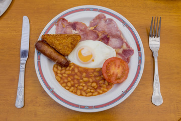Traditional Scottish breakfast
