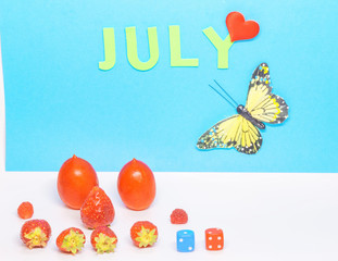 The month of July