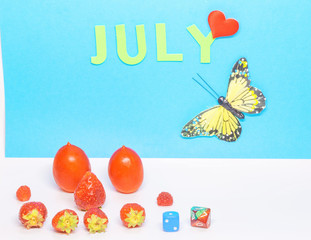 The month of July