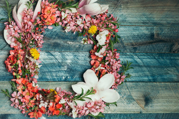 Beautiful floral frame