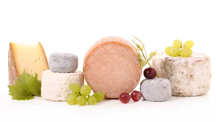 Cercles muraux Produits laitiers collection of french cheese