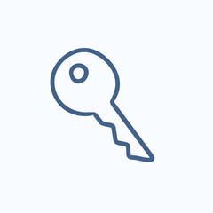 Key for house sketch icon.
