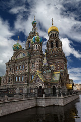 Fototapeta na wymiar Church of the Savior on Spilled Blood in Sankt Petersburg