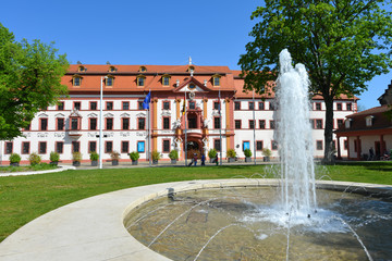 Th&uuml;ringer Staatskanzlei, Erfurt, Amtssitz des Th&uuml;ringer Ministerpr&auml;sidenten, Landespolitik, Freistaat Th&uuml;ringen, Altstadt, Kurmainzische Statthalterei, Landeshauptstadt