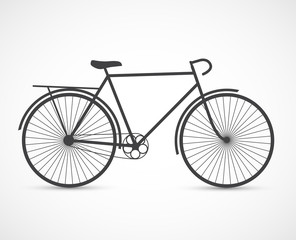 Bicycle icon. Vector illustration.