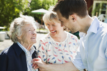 Three generational family