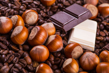 still life with chocolate and coffee