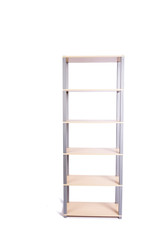 Office shelf isolated on the white background