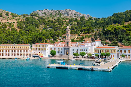 Panormitis Monastery. Symi, Greece