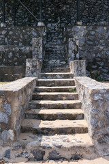 Stairs made with stones