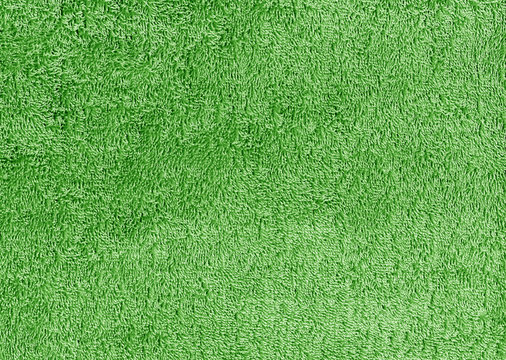 Abstract green textile towel texture.