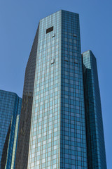 Glassy office tower