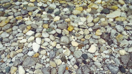Rocks in the lake