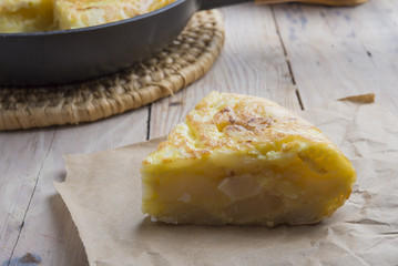 Omelet of potato (typical spanish)