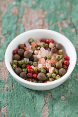 pepper and salt in a bowl