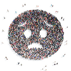 people 3d creative shape