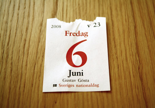 Torned calendar