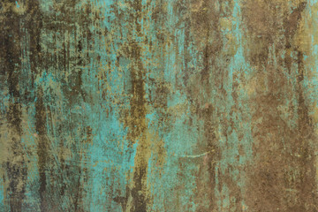 blue old dirty wall background