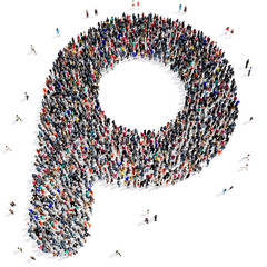 people group letter 3d