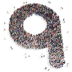 people group letter 3d