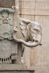 Elephant statue in Rome