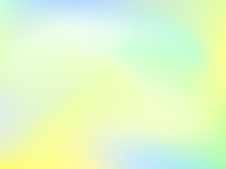 Abstract blur gradient background with trend pastel green, yellow and blue colors for deign concepts, wallpapers, web, presentations and prints. Vector illustration.
