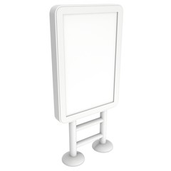 Lightbox LCD screen floor stand.
