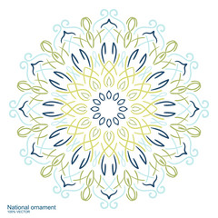 National Circular Ornament